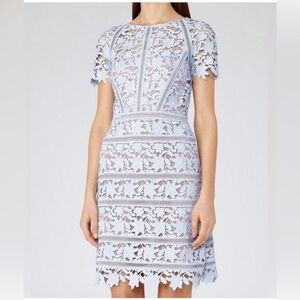 reiss orchid blue lace dress Reiss Orchid Lace Dress